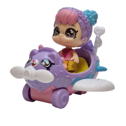 Kindi Kids Minis RAINBOW KATE violetinis Lėktuvas su sraigtu