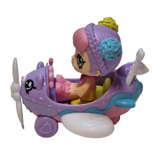 Kindi Kids Minis RAINBOW KATE violetinis Lėktuvas su sraigtu
