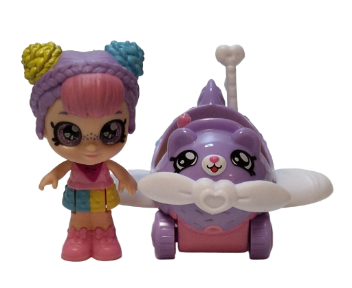 Kindi Kids Minis RAINBOW KATE violetinis Lėktuvas su sraigtu