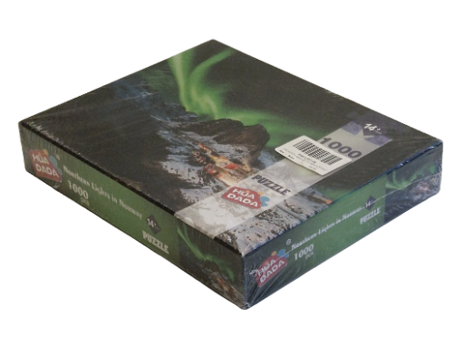 Hua Dada dėlionė 'Northern Lights in Norway', 1000 vnt.