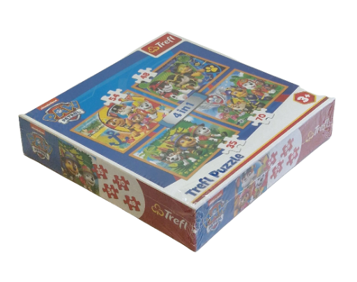 Paw Patrol dėlionė 4 viename