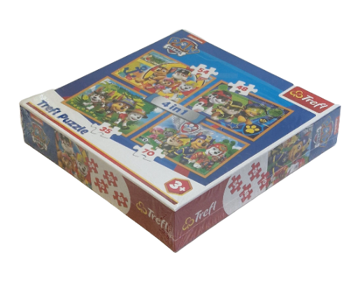 Paw Patrol dėlionė 4 viename