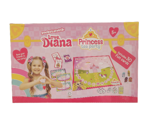 Love, Diana Princess arbatos vakarėlių žaidimas