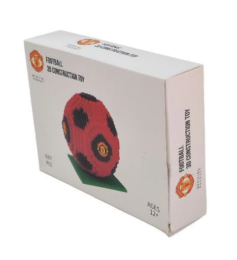 ⚽ Manchester United FC 3D Futbolo Kamuolys – BRXLZ Konstravimo Rinkinys
