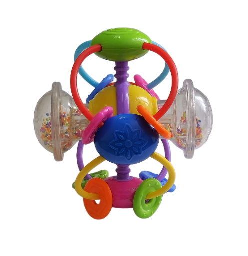 🌟 Sensorinis lavinamasis kamuolys „Loginis barškutis“