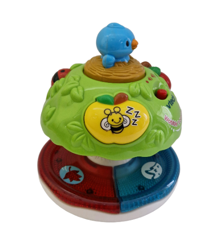 Žaislinis medelis su paukšteliu