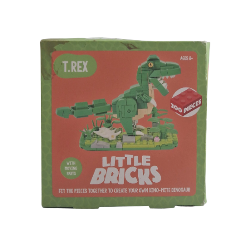Konstruktorius „Little Bricks: T-Rex“ – Priešistorinis iššūkis!