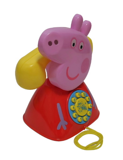 Peppa Pig žaislinis telefonas (anglu kalba)