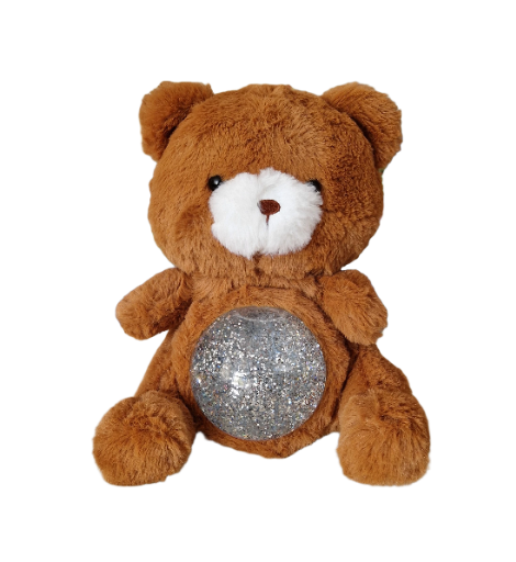 🧸 Fudge: Interaktyvus Meškiukas su Magiškas Šviečiančiu Pilvuku