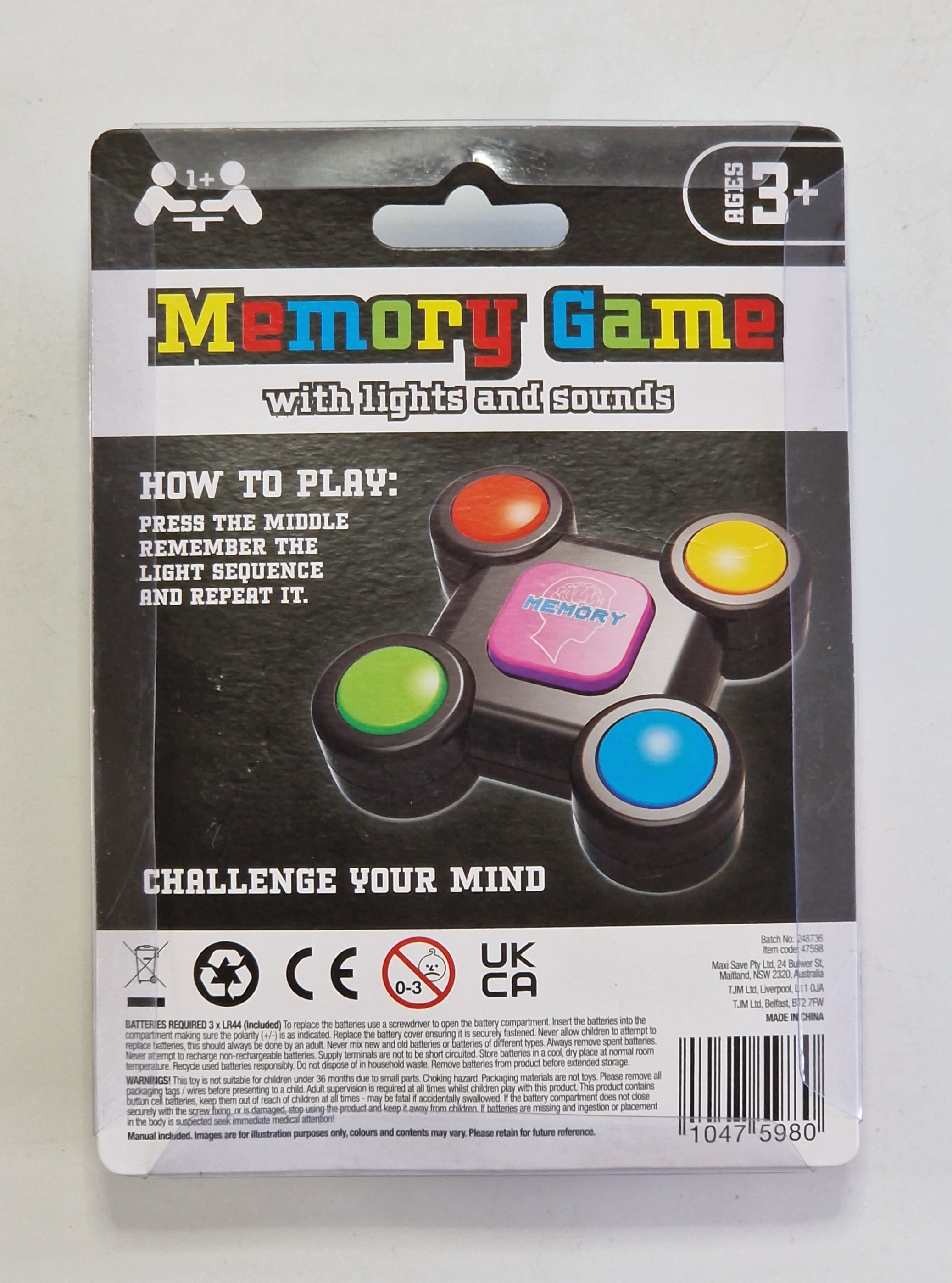  Kaichi Memory Game – šviesų ir garsų atminties žaidimas