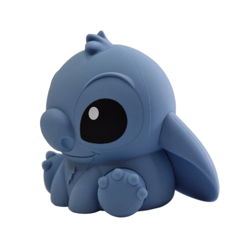 🌟 Disney Lilo & Stitch: Minkšta Silikoninė Naktinė Lempa „Squishy Glo“