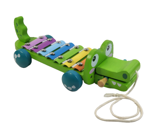 Ksilofonas krokodilas vaikams