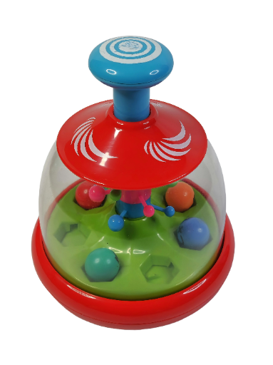 🌀 Lavinamasis „Vilkelis“ su besisukančiais kamuoliukais