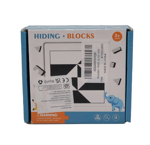 „Paslėpti Blokai“ – loginio mąstymo žaidimas vaikams