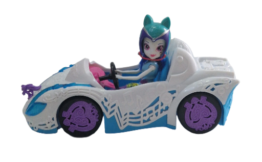 Hasbro My Little Pony Equestria Girls – Rockin’ Convertible Car su lėle