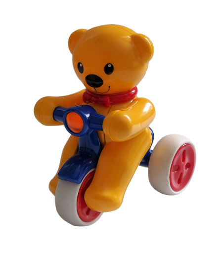 🧸 „Tolo Toys“ stumiamas meškiukas ant triračio