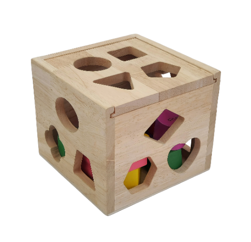 Jaques of London Medinis Figūrų Rūšiuoklis-Kubas