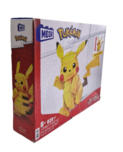 „Mega Pokémon: Jumbo Pikachu“ – Įspūdingas 825 detalių konstruktorius