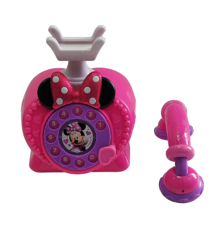 📞 Disney Junior Minnie Mouse „Ring Me“ – Interaktyvus žaislinis telefonas