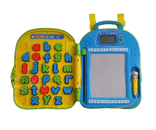 🎒 LeapFrog „Mr. Pencil’s ABC“ – interaktyvi mokomoji kuprinė (anglų k.)