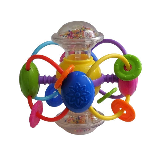 🌟 Sensorinis lavinamasis kamuolys „Loginis barškutis“