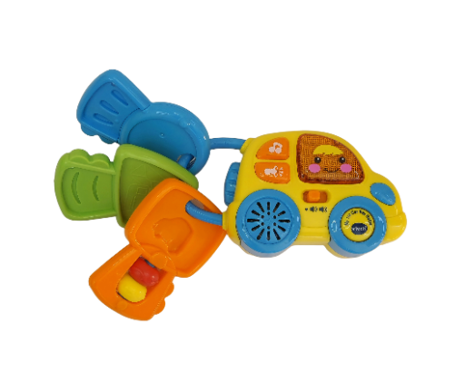 🚗 VTech My 1st Car Key Rattle – Interaktyvus barškutis
