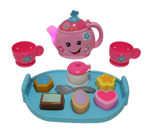 "Fisher-Price Laugh & Learn Sweet Manners" arbatos servizo žaidimų rinkinys