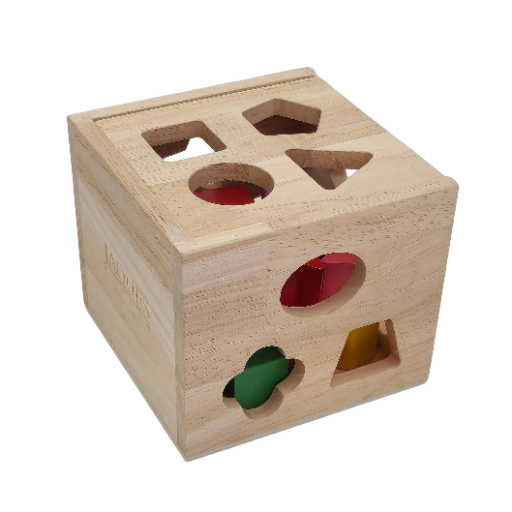 Jaques of London Medinis Figūrų Rūšiuoklis-Kubas