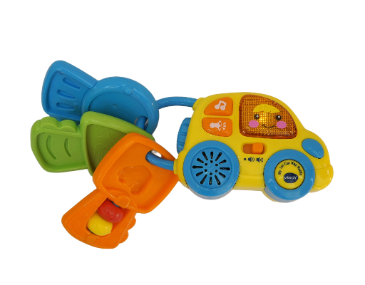 🚗 VTech My 1st Car Key Rattle – Interaktyvus barškutis