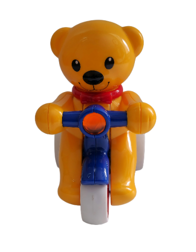 🧸 „Tolo Toys“ stumiamas meškiukas ant triračio