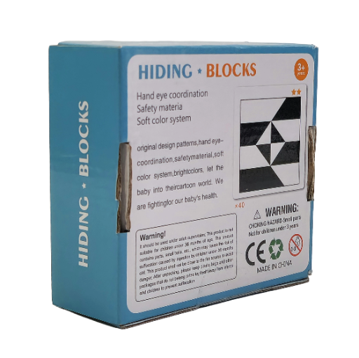 „Paslėpti Blokai“ – loginio mąstymo žaidimas vaikams