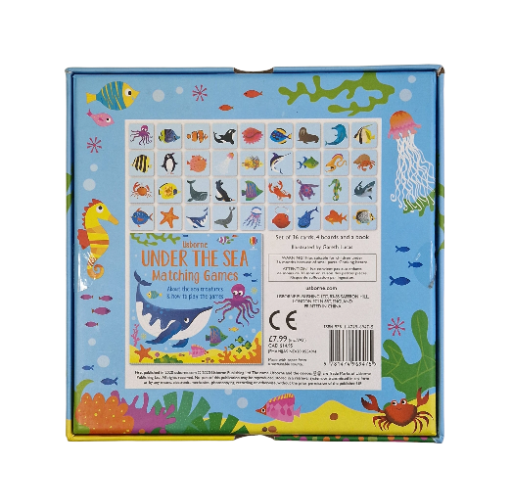 🌊 Usborne Under the Sea Matching Games – Spalvingas nuotykis vandenyno gelmėse!