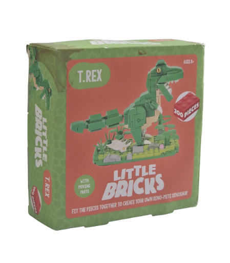 Konstruktorius „Little Bricks: T-Rex“ – Priešistorinis iššūkis!