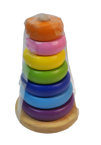 🌈 „John Lewis & Partners“ Medinė Vaivorykštės Piramidė