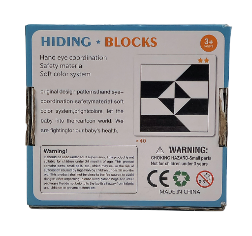 „Paslėpti Blokai“ – loginio mąstymo žaidimas vaikams