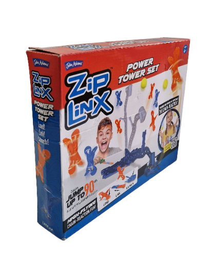 John Adams ZipLinx Power Tower Set – Veiksmo ir Grandininės Reakcijos Žaidimas