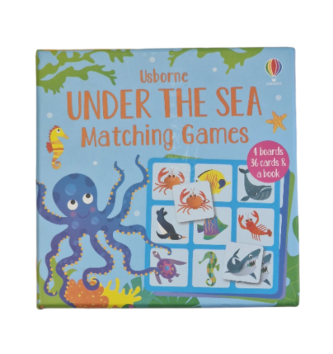 🌊 Usborne Under the Sea Matching Games – Spalvingas nuotykis vandenyno gelmėse!