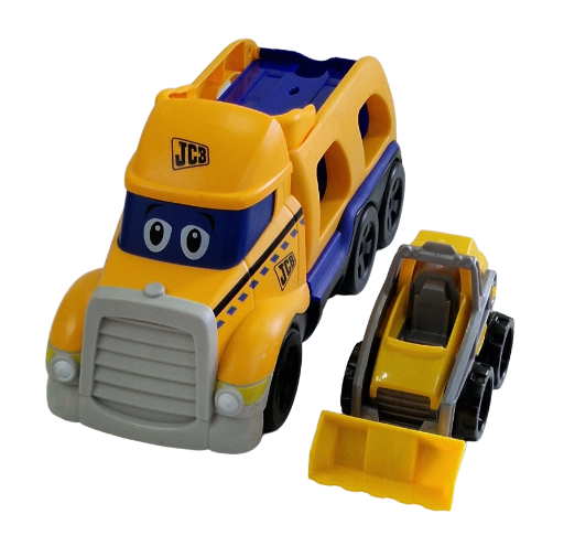 Teamsterz Mano Pirmasis JCB Tommy Transporteris su Buldozeriu