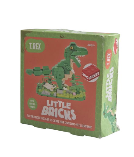 Konstruktorius „Little Bricks: T-Rex“ – Priešistorinis iššūkis!