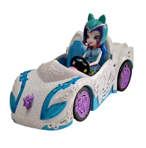 Hasbro My Little Pony Equestria Girls – Rockin’ Convertible Car su lėle