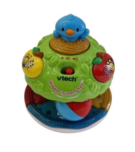 Žaislinis medelis su paukšteliu