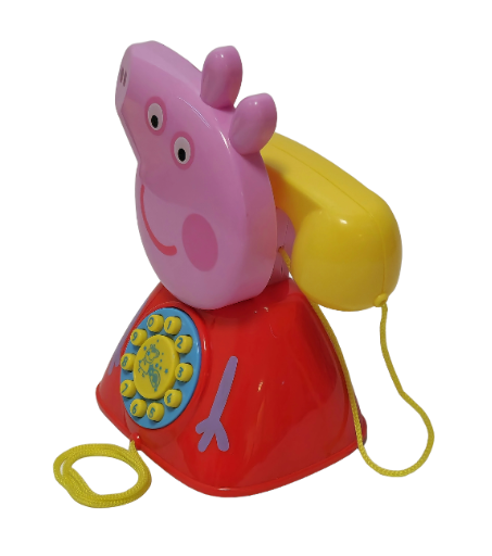 Peppa Pig žaislinis telefonas (anglu kalba)