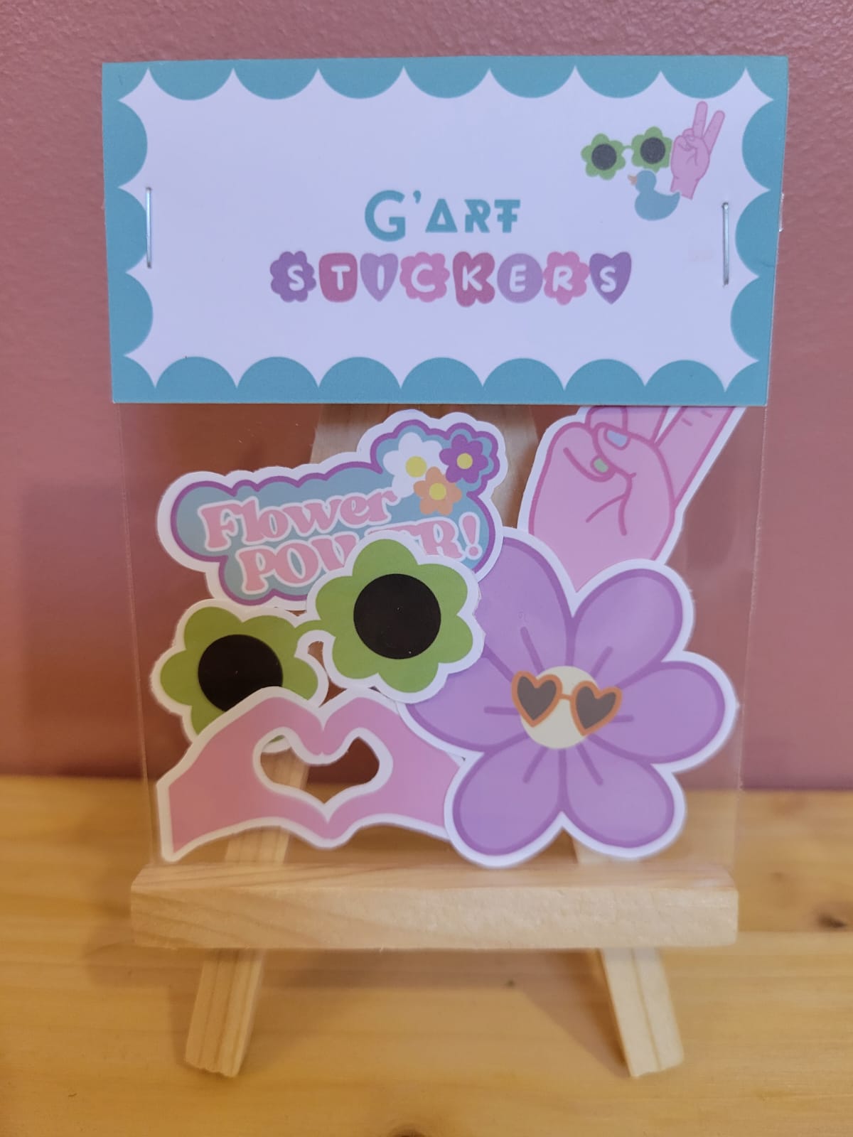 Lot de 5 minis stickers