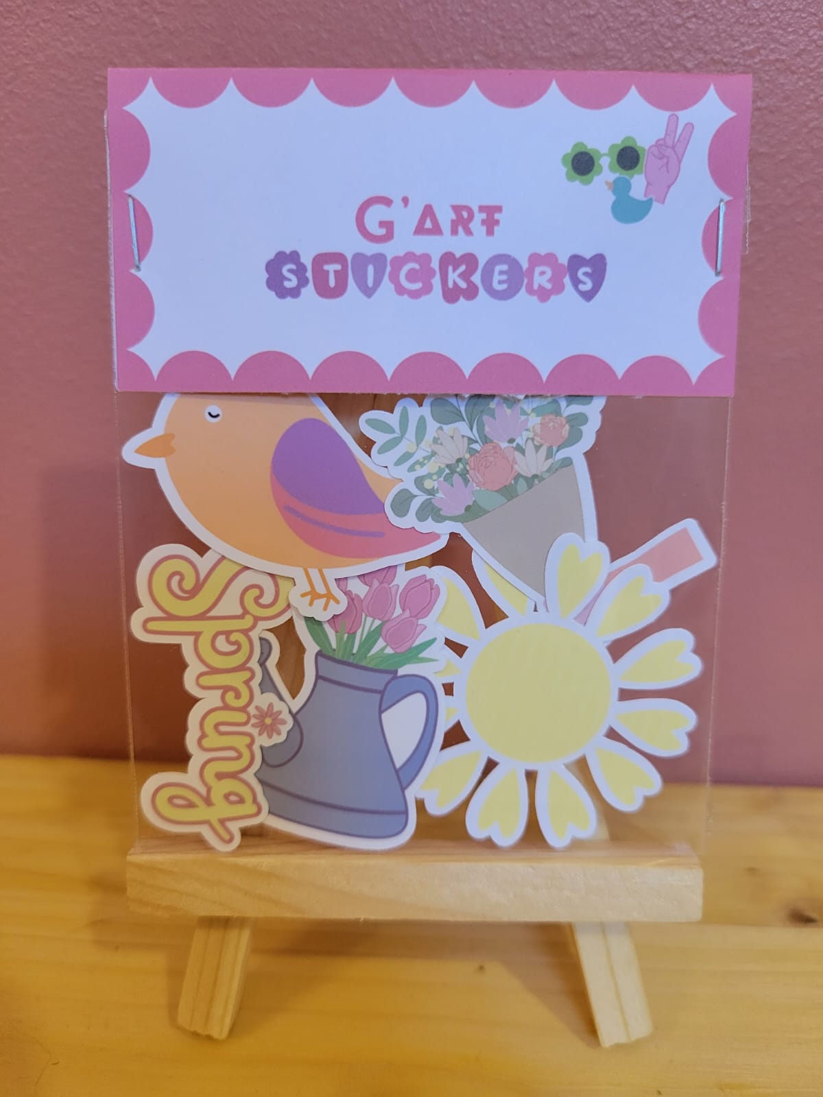 Lot de 5 minis stickers