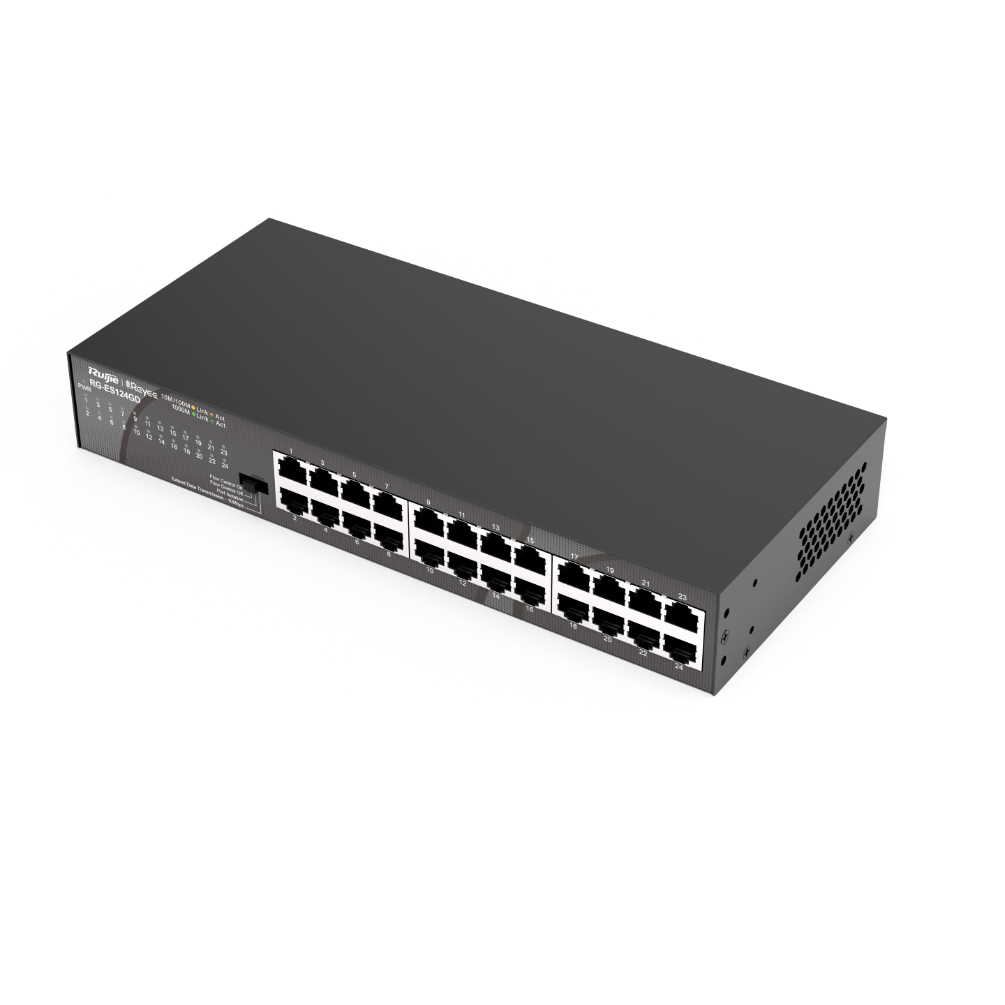 RUIJIE  Commutateur non géré à 24 ports 10/100/1000 Mbps (RG-ES124GD)