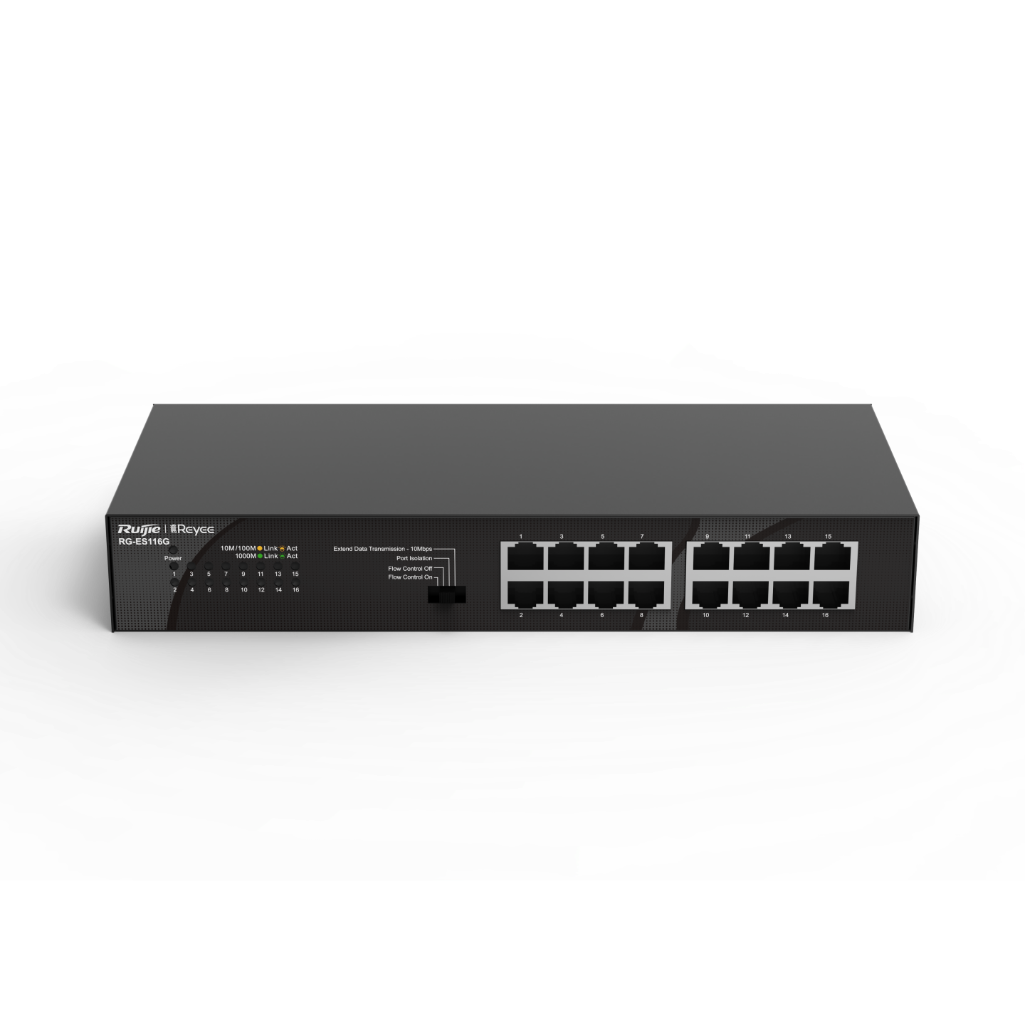  Commutateur non PoE non géré à 16 ports 10/100/1000 Mbps(RG-ES116G)