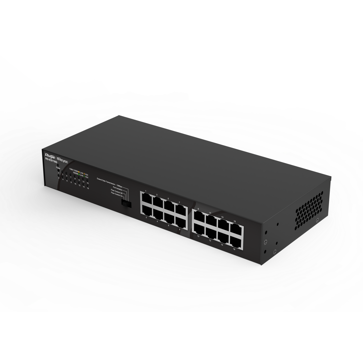  Commutateur non PoE non géré à 16 ports 10/100/1000 Mbps(RG-ES116G)