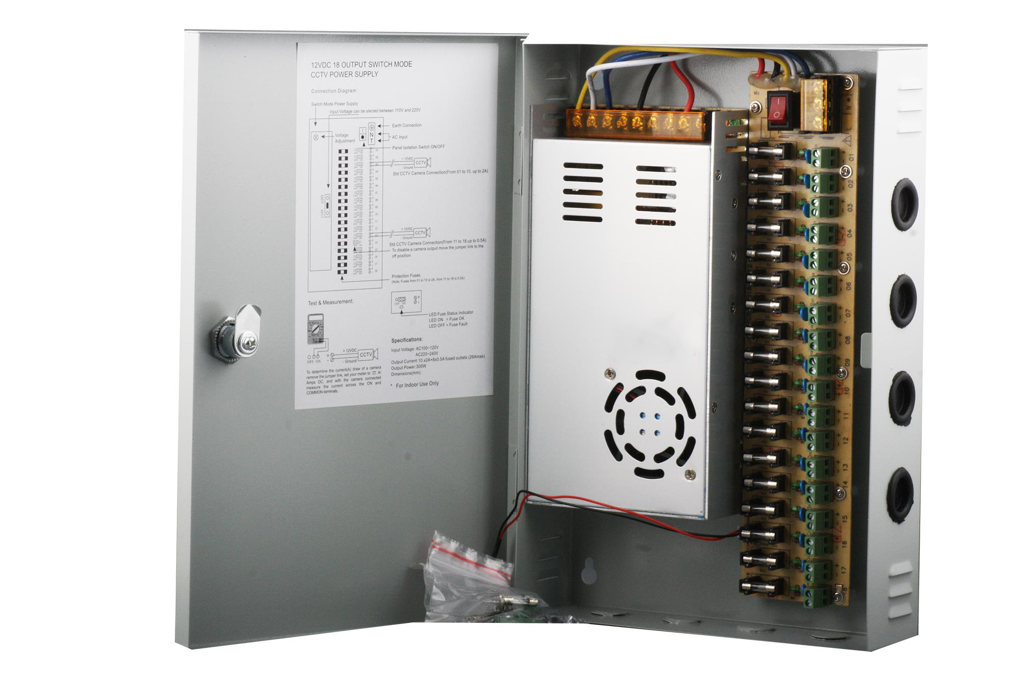 Bloc d’alimentation 12V/30A 18CH