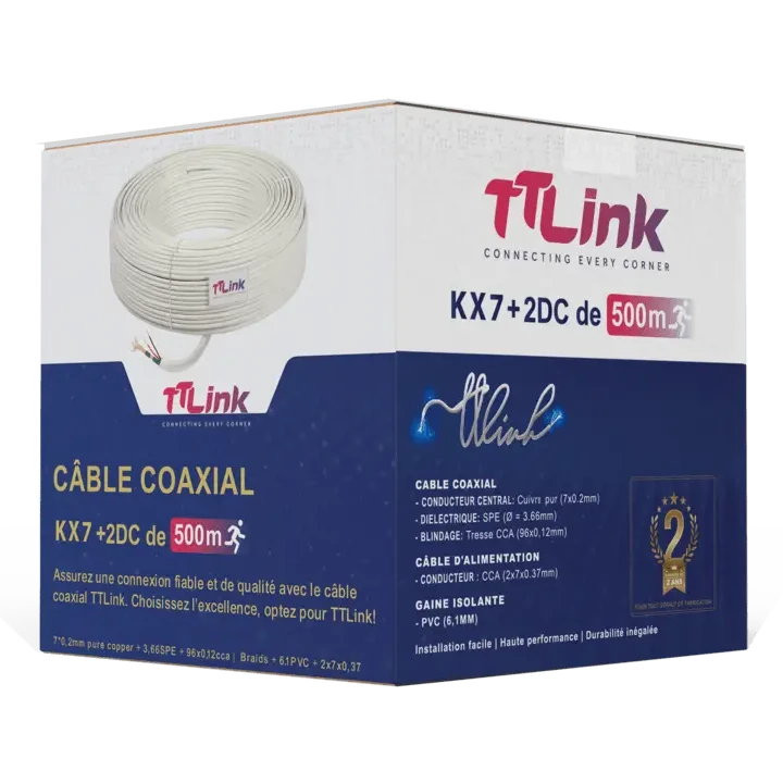 Câble coaxial 500m