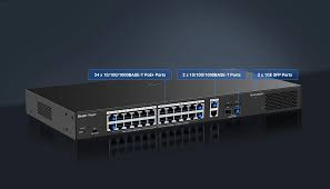  Switch Administrable cloud Reyee 28 Ports - 24 PoE+ / 2SFP 370W